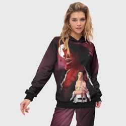 Женский костюм с толстовкой 3D Зараки Кенпачи - фото 2