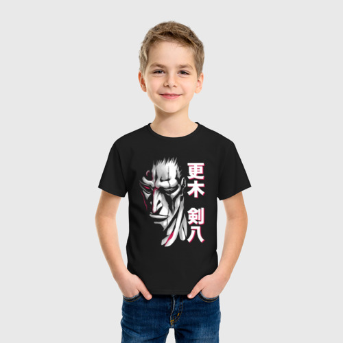 Детская футболка хлопок Кэмпати Дзараки, цвет черный - фото 3
