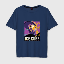 Мужская футболка хлопок Oversize Ice Cube