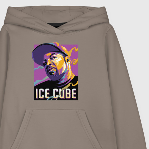 Детская толстовка хлопок Ice Cube, цвет утренний латте - фото 3