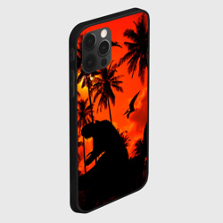 Чехол для iPhone 12 Pro Тиранозавр, диплодок и птерозавр - dinosaurs jurassic period - фото 2