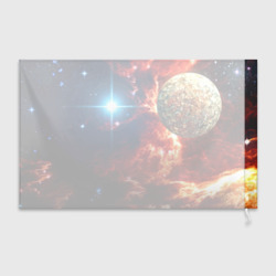 Флаг 3D Яркая звезда в космическом пространстве - фото 2