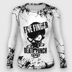 Женский рашгард 3D Five Finger Death Punch - мелкие трещины