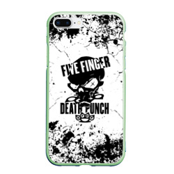Чехол для iPhone 7Plus/8 Plus матовый Five Finger Death Punch - мелкие трещины