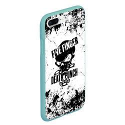 Чехол для iPhone 7Plus/8 Plus матовый Five Finger Death Punch - мелкие трещины - фото 2