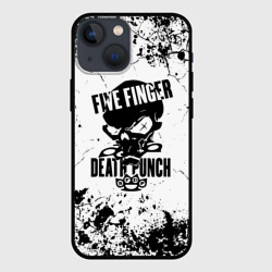 Чехол для iPhone 13 mini Five Finger Death Punch - мелкие трещины