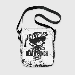 Сумка через плечо 3D Five Finger Death Punch - мелкие трещины