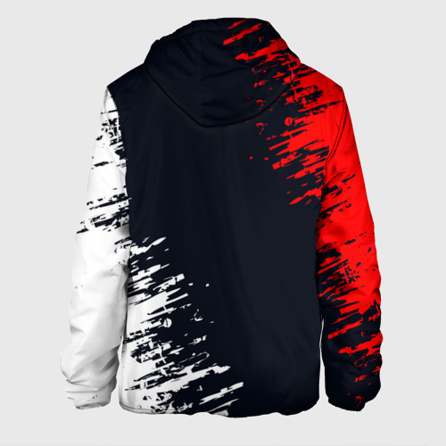 Мужская куртка 3D с принтом Five Finger Death Punch - краска, вид сзади #1
