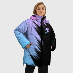 Женская зимняя куртка Oversize Хвост феи - neon - фото 2