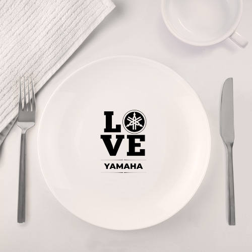 Набор: тарелка + кружка Yamaha Love Classic - фото 4