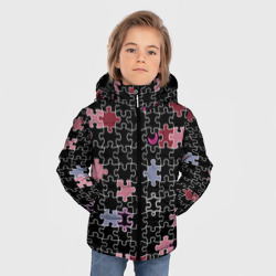 Зимняя куртка для мальчиков 3D Пазлы, винтаж, ретро - фото 2