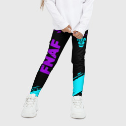 Детские леггинсы 3D Фредди - neon - фото 2
