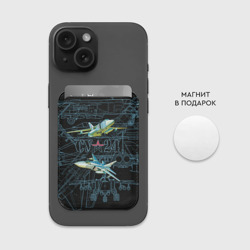 Картхолдер Magsafe магнитный Фронтовой бомбардировщик Су-24 - фото 2