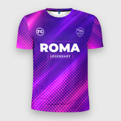 Roma Legendary Sport Grunge – Мужская футболка 3D Slim с принтом купить со скидкой в -9%