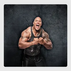 Магнитный плакат 3Х3 Dwayne Douglas Johnson