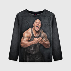 Детский лонгслив 3D Dwayne Douglas Johnson