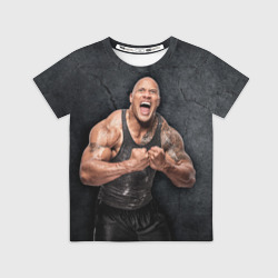 Детская футболка 3D Dwayne Douglas Johnson