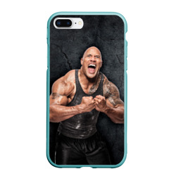 Чехол для iPhone 7Plus/8 Plus матовый Dwayne Douglas Johnson