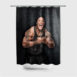 Штора 3D для ванной Dwayne Douglas Johnson