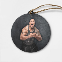 Деревянная игрушка круг Dwayne Douglas Johnson