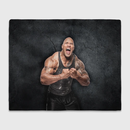 Плед 3D Dwayne Douglas Johnson