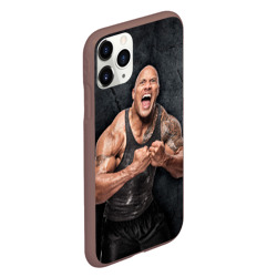 Чехол для iPhone 11 Pro матовый Dwayne Douglas Johnson - фото 2