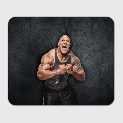 Прямоугольный коврик для мышки Dwayne Douglas Johnson