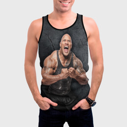 Мужская майка 3D Dwayne Douglas Johnson - фото 2