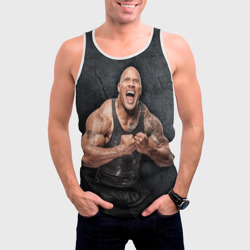 Мужская майка 3D Dwayne Douglas Johnson - фото 2