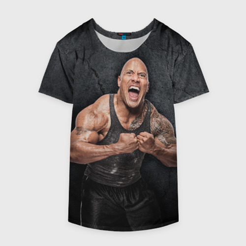 Накидка на куртку 3D Dwayne Douglas Johnson, цвет 3D печать - фото 4