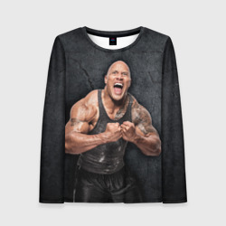 Женский лонгслив 3D Dwayne Douglas Johnson