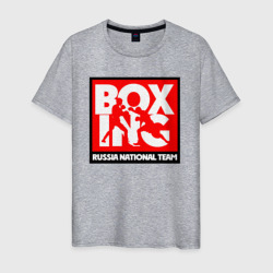 Мужская футболка хлопок Boxing team Russia