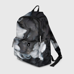 Рюкзак 3D Абстрактная черно-белая краска