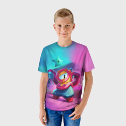 Детская футболка 3D Отис Бравл Старс - фото 2