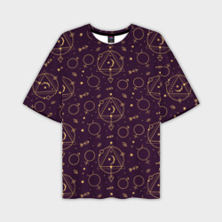 Эзотерическая символика - знаки алхимии – Мужская футболка oversize 3D с принтом купить со скидкой в -50%