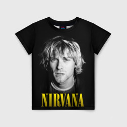 Детская футболка 3D Nirvana - Kurt Donald Cobain