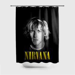 Штора 3D для ванной Nirvana - Kurt Donald Cobain