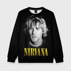 Детский свитшот 3D Nirvana - Kurt Donald Cobain