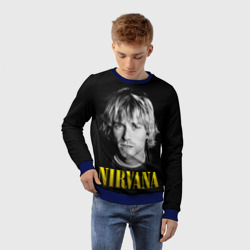 Детский свитшот 3D Nirvana - Kurt Donald Cobain - фото 2