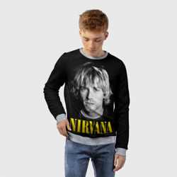 Детский свитшот 3D Nirvana - Kurt Donald Cobain - фото 2