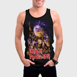 Мужская майка 3D Iron Maiden - рок 80-х - фото 2