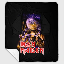 Плед с рукавами Iron Maiden - рок 80-х