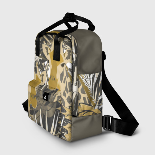 Женский рюкзак 3D Жирафы в тропиках - фото 2