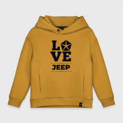 Детское худи Oversize хлопок Jeep Love Classic