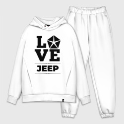 Мужской костюм oversize хлопок Jeep Love Classic