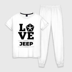 Женская пижама хлопок Jeep Love Classic