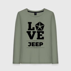 Женский лонгслив хлопок Jeep Love Classic