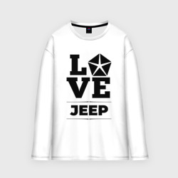Женский лонгслив oversize хлопок Jeep Love Classic