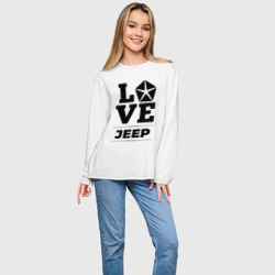 Женский лонгслив oversize хлопок Jeep Love Classic - фото 2