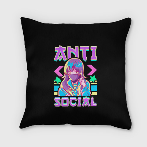 Подушка 3D Antisocial kawai